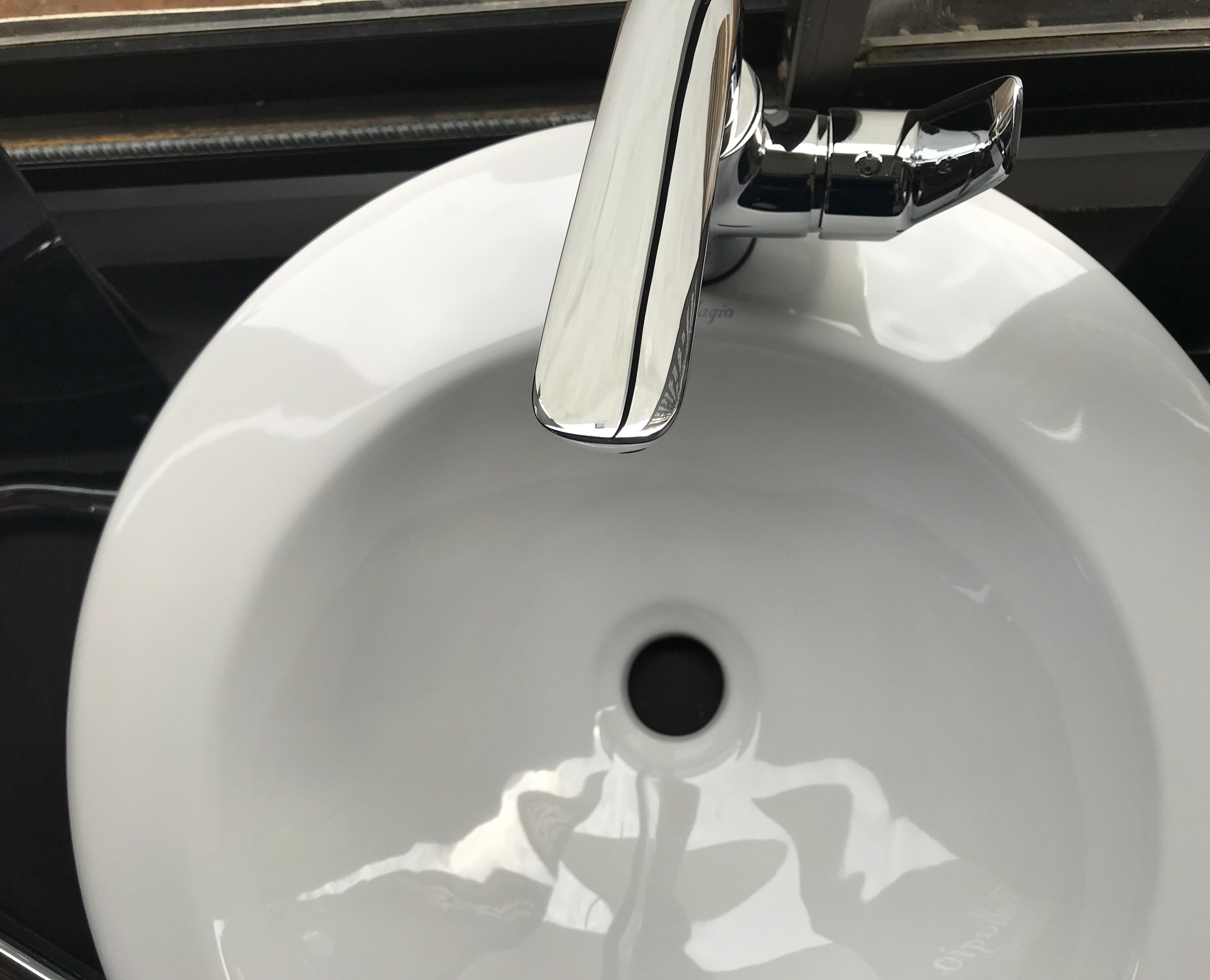 unblock bathroom sink waste pipe