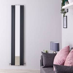 sloane anthracite vertical double panel radiator