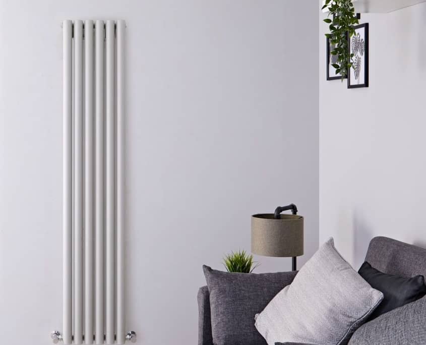 savy silver vertical radiator
